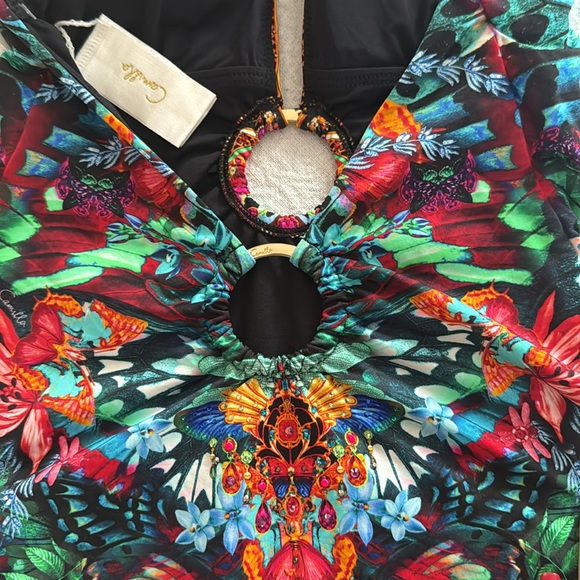 Camila Ring Detail Plunge V One Piece, X-Small, $359 - Picture 14 of 16